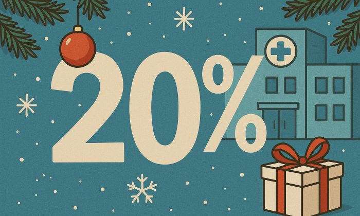 Новогодняя скидка 20% на все услуги медицинского Центра
