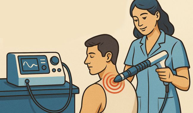 Современный метод физиотерапии — ударно-волновая терапия (УВТ) теперь в нашем медицинском центре